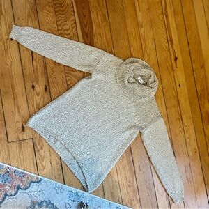 Calvin Klein Cream Cowl Neck Sweater